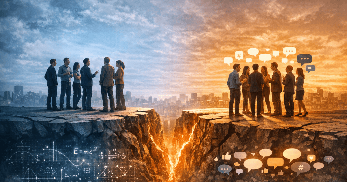 不需要让所有人意见一致 — 在对立中运转社会的数学：用“边界”解释SNS上的炎上的新模型