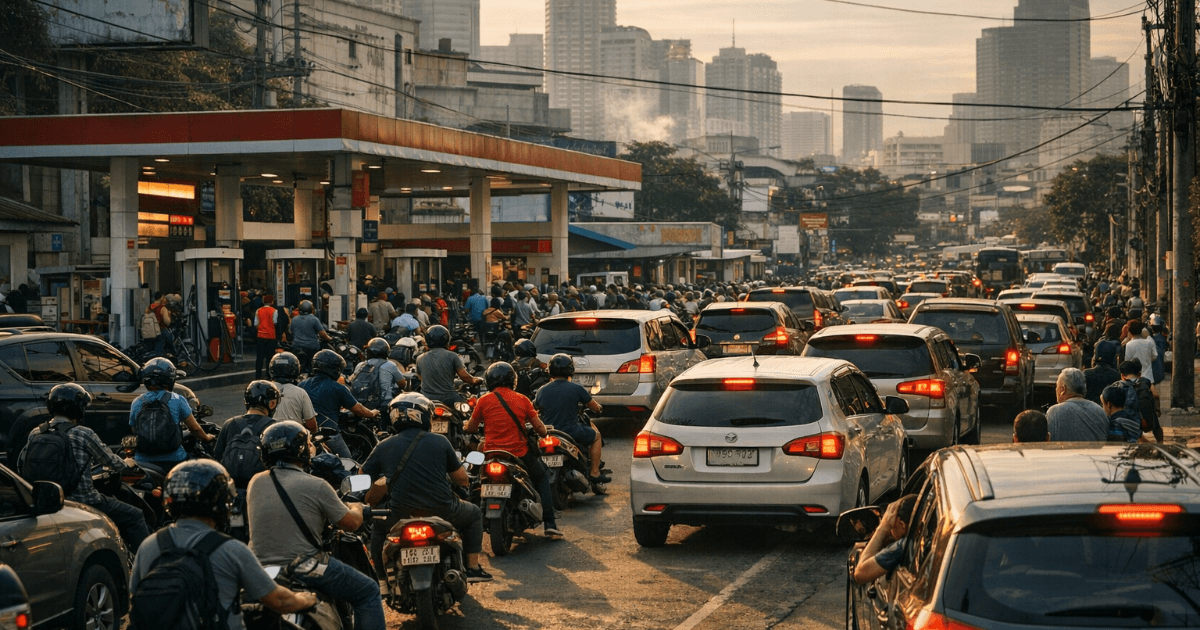 아시아를 강타한 연료 위기: 줄서기, 가격 인상, 사재기가 보여주는 '생활 인플레이션'의 최전선