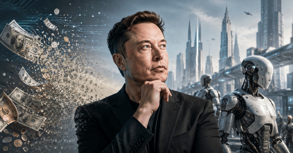 「2036年、お金は意味を失う」イーロン・マスクが描くAI社会は楽園か、それとも格差社会か