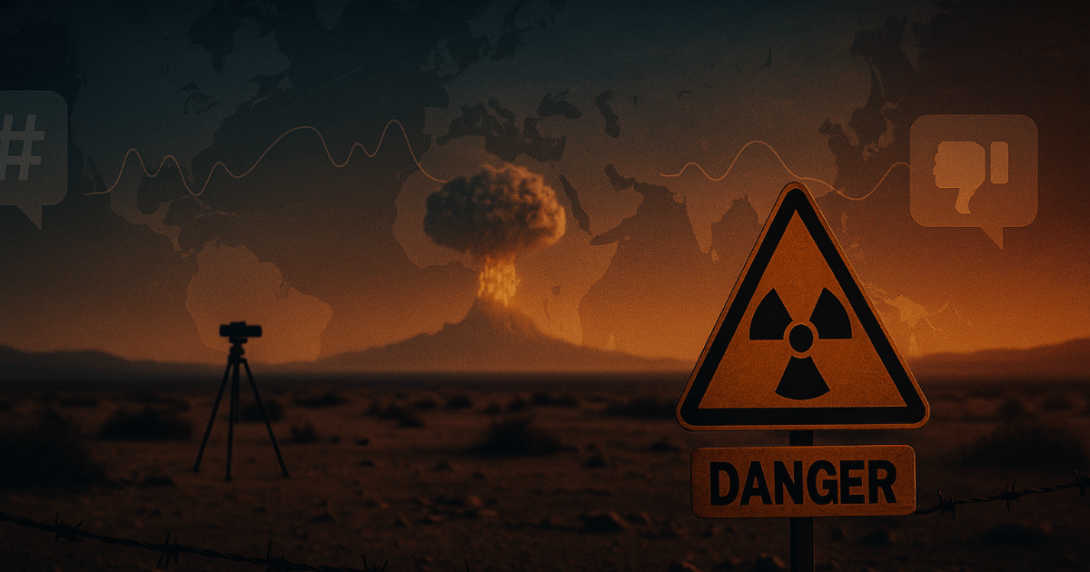 ทำไมทรัมป์ต้องการเริ่มการทดสอบนิวเคลียร์อีกครั้ง? สำรวจเบื้องหลังการทำลายความเงียบ 30 ปี: อ่าน "การเริ่มการทดสอบนิวเคลียร์อีกครั้ง" ผ่าน 3 ฉาก