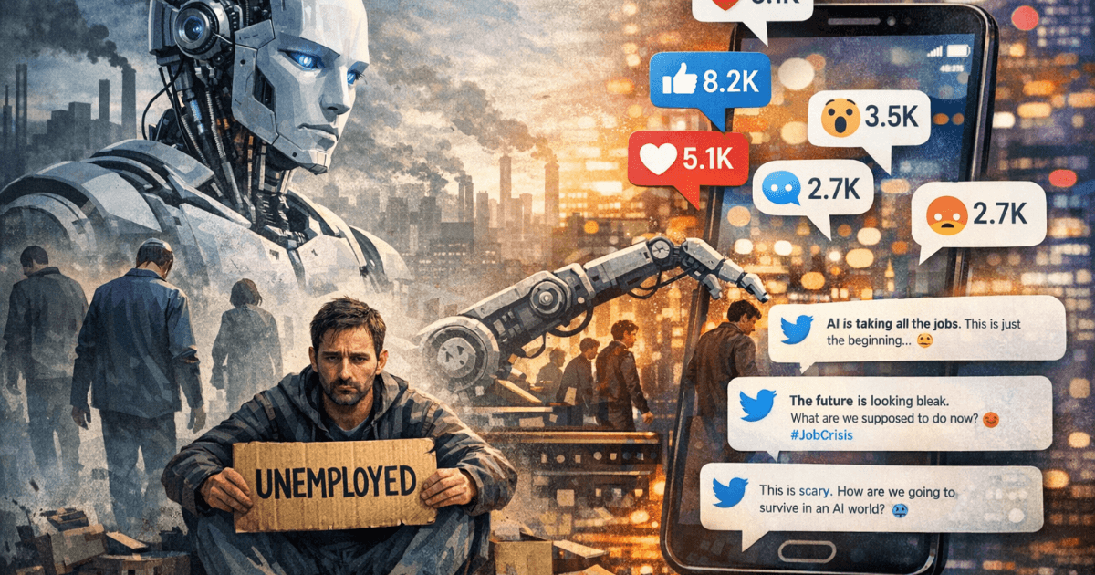 Anzeichen von Arbeitslosigkeit erscheinen in "Posts" — Soziale Netzwerke spiegeln die Wirtschaftslage früher wider als offizielle Statistiken