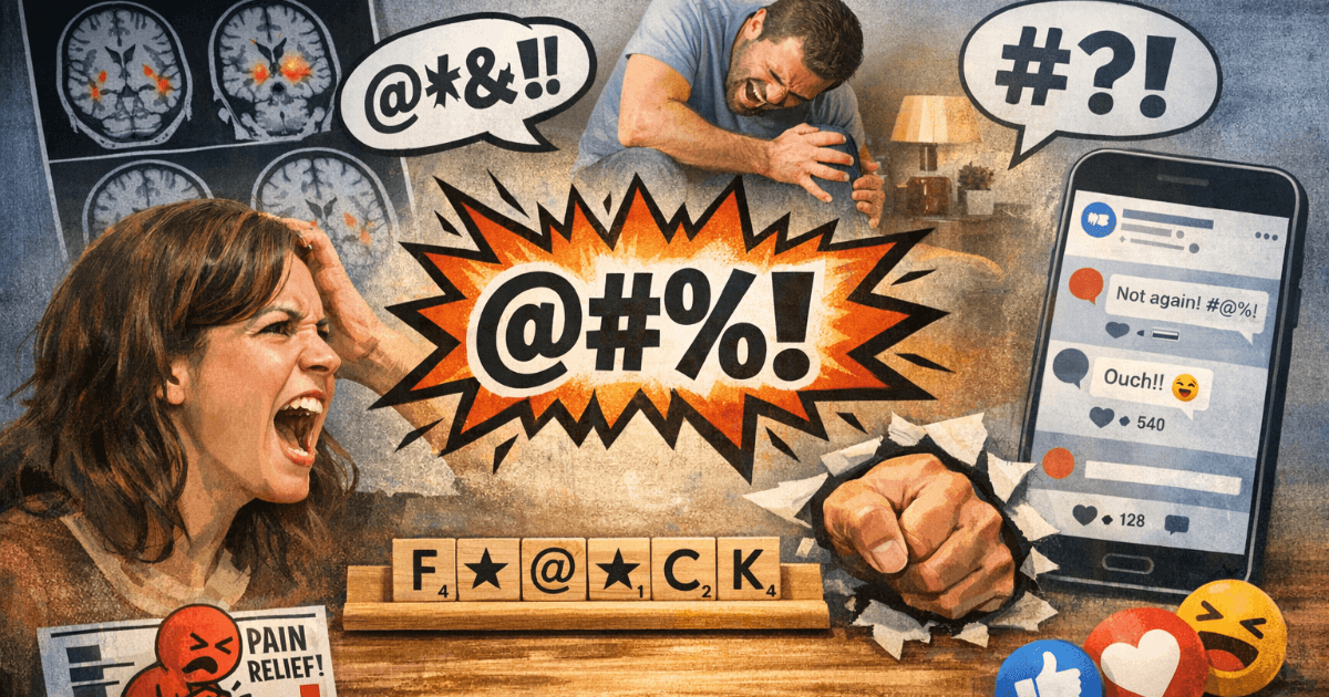 疼的时候“说脏话”是自然反应？辱骂与语言的科学