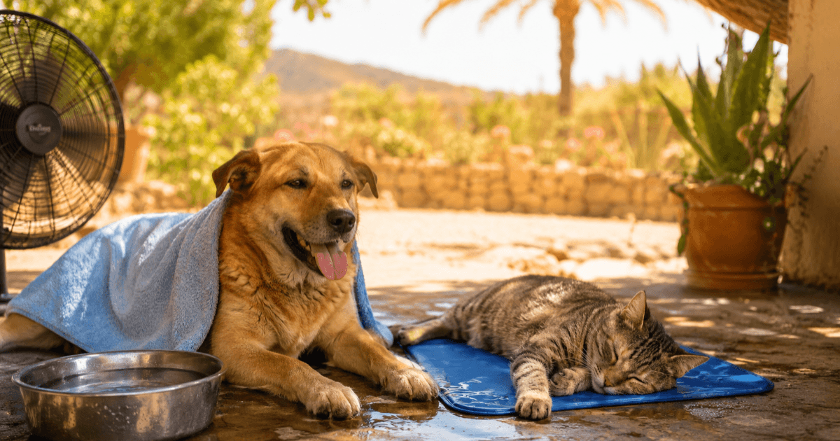 Perros y gatos también están expuestos al "calor mortal": peligros que los dueños pueden pasar por alto en la era de las olas de calor