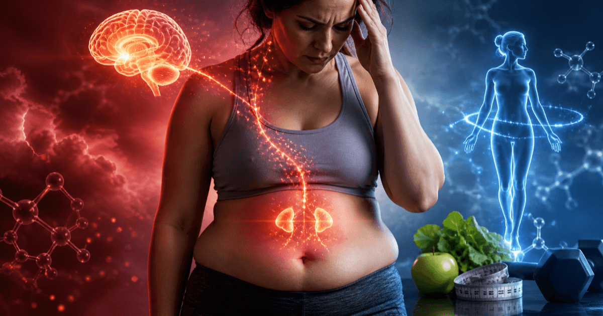 减肥的关键是心理健康？节食的敌人不仅仅是食欲——慢性压力储存脂肪的机制