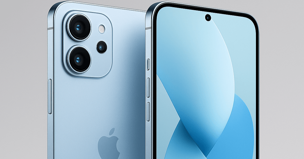 iPhone Air正式発表——“厚み5.6mm・6.5型・最長27時間動画再生・15万9800円から”。超薄型が切り開く新スタンダード
