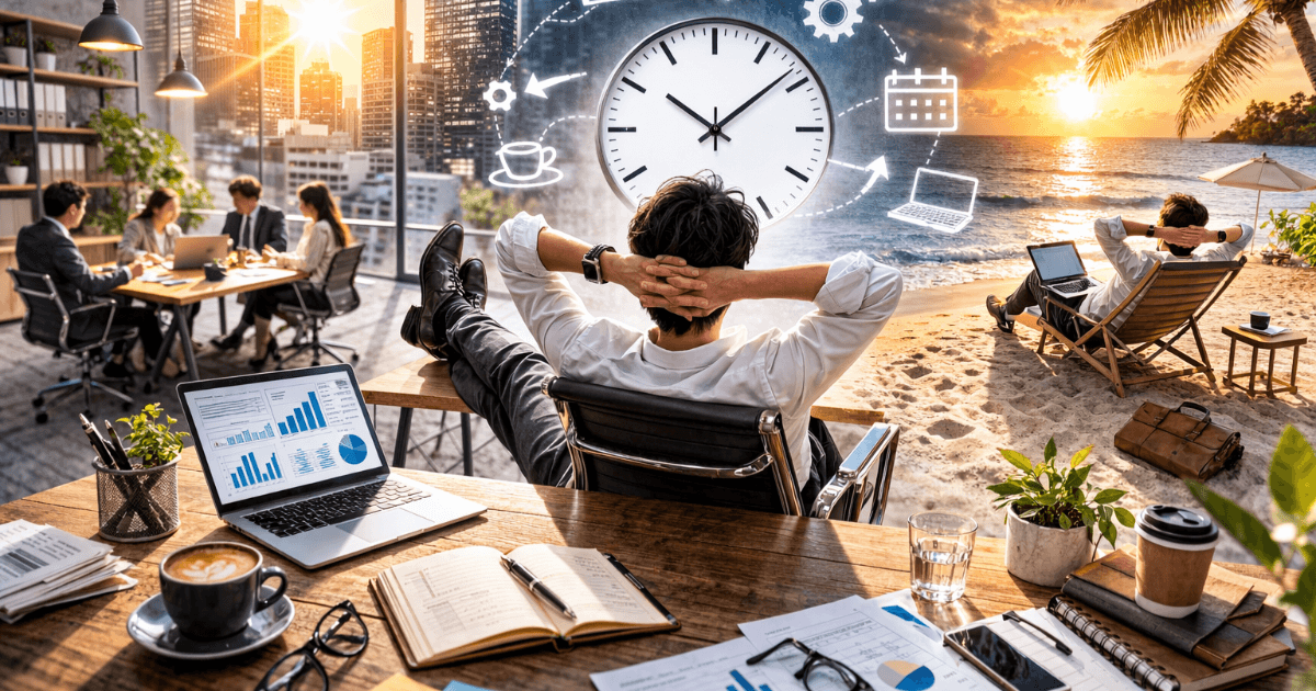 「忙しい人」が勝つとは限らない。“頑張るほど損をする”時代に、怠けるCEOが強い理由