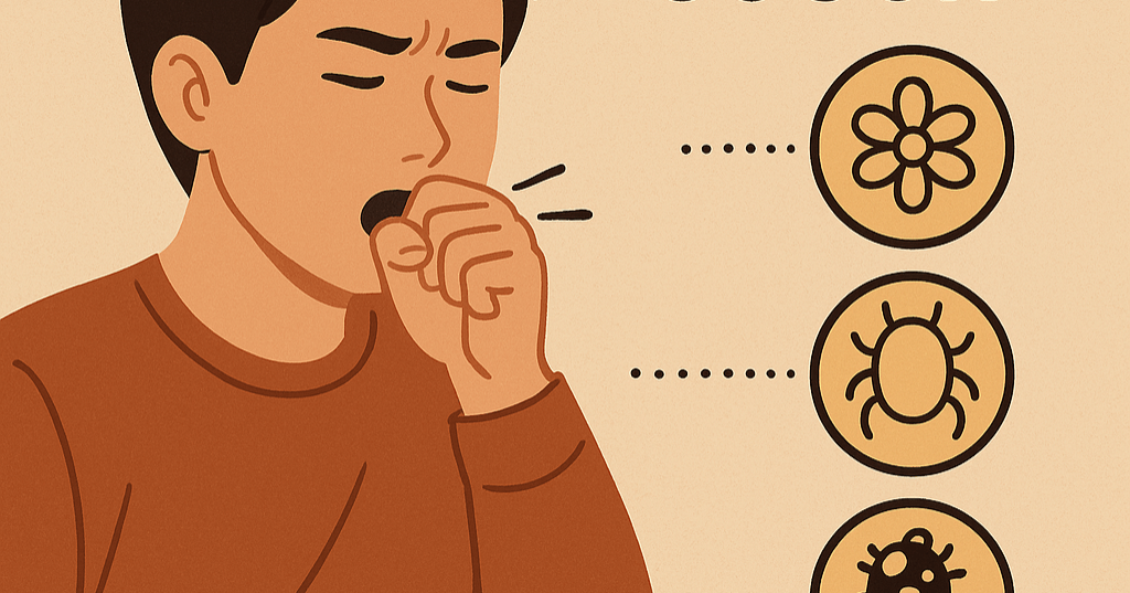 « Cette toux, ce n'est pas un rhume !? » — La véritable nature de la « toux allergique » qui persiste sans fièvre ni expectoration