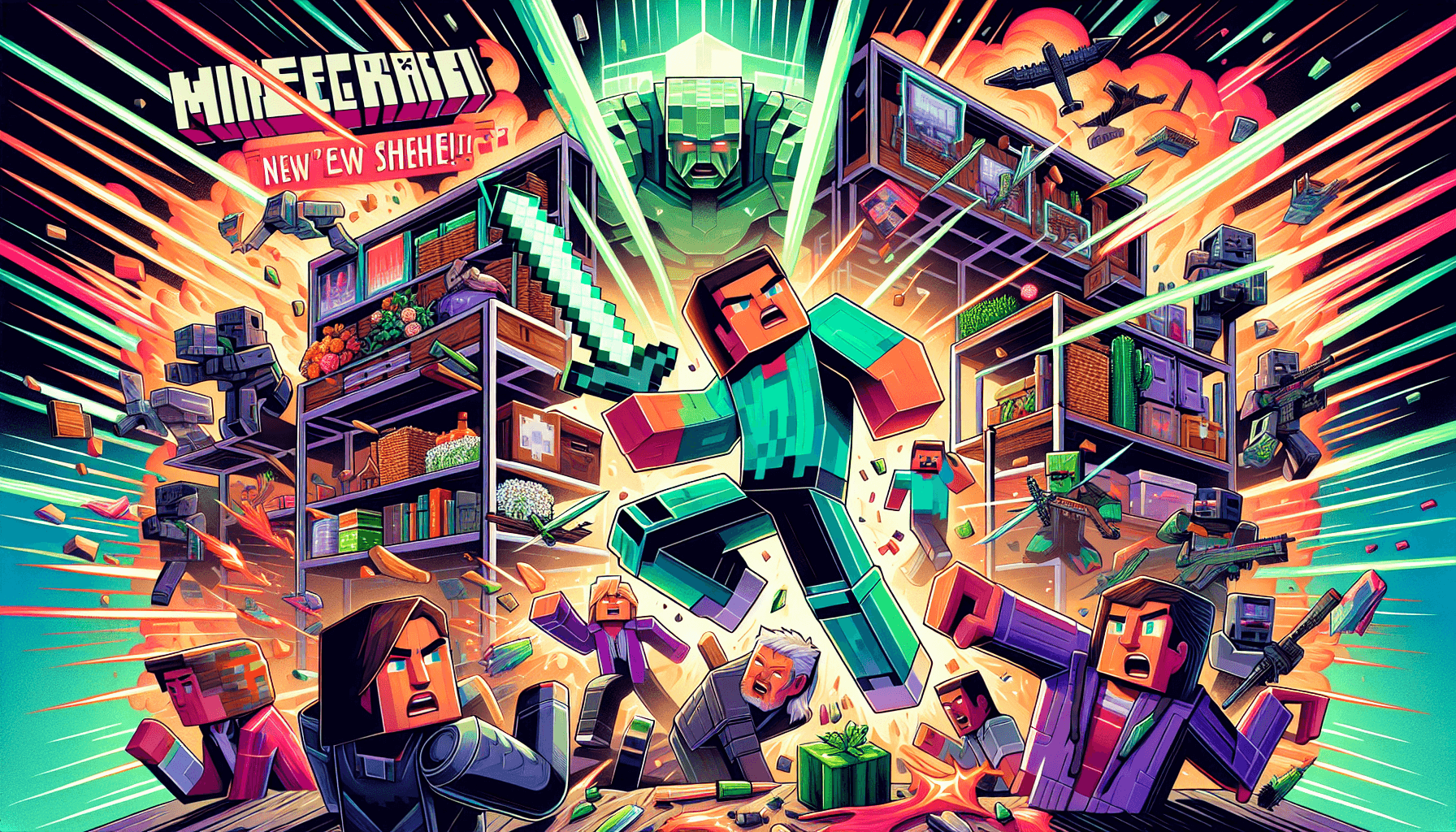Guide complet de Minecraft « Étagère » : Recettes, spécifications, astuces d'utilisation et exemples de design
