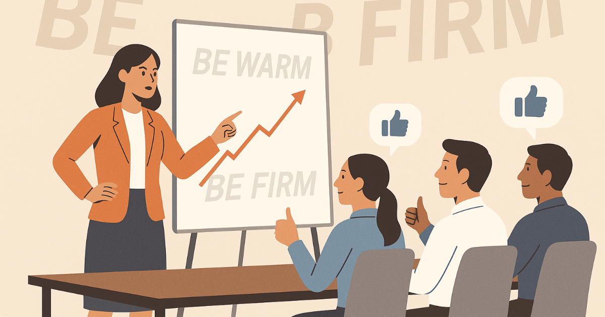 El cálculo del costo del "riesgo de ser odiado": el hechizo "Be Warm & Be Firm" ─ Resolver el "juego imposible" impuesto solo a las jefas con datos