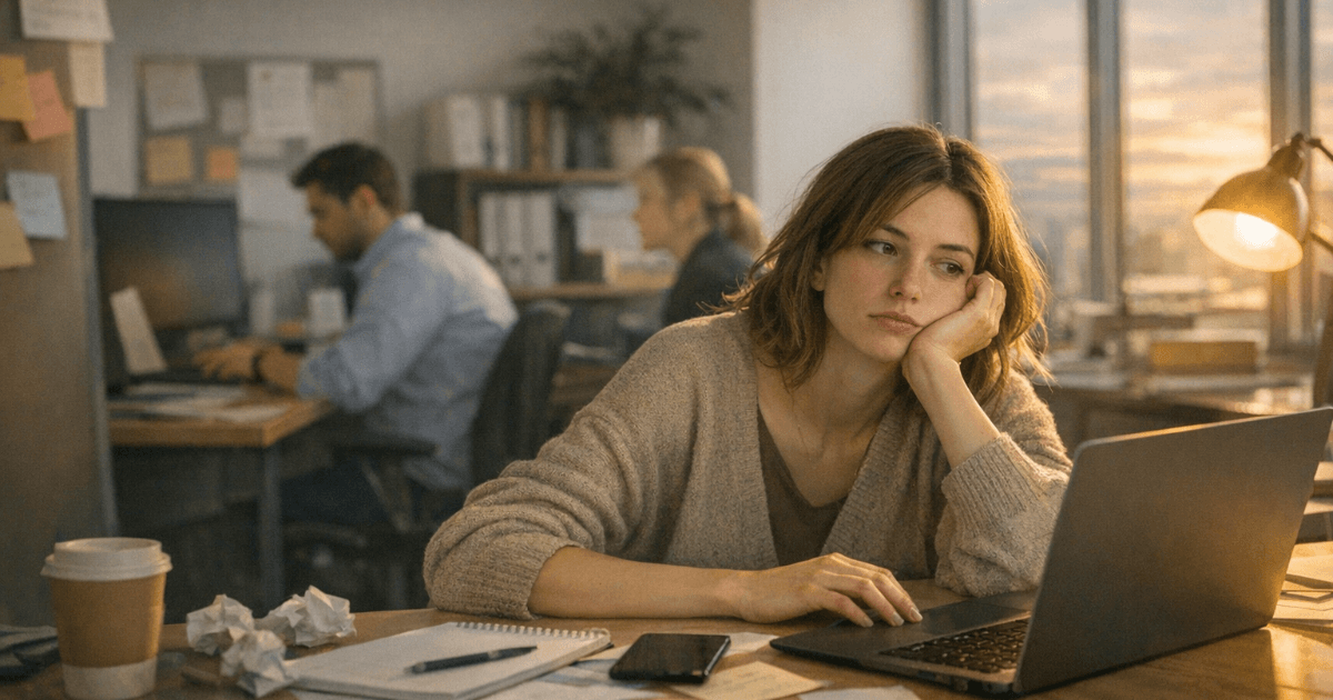 노력할 수 없는 것은 게으름이 아니다. 일에 대한 관심을 잃었을 때의 처방전