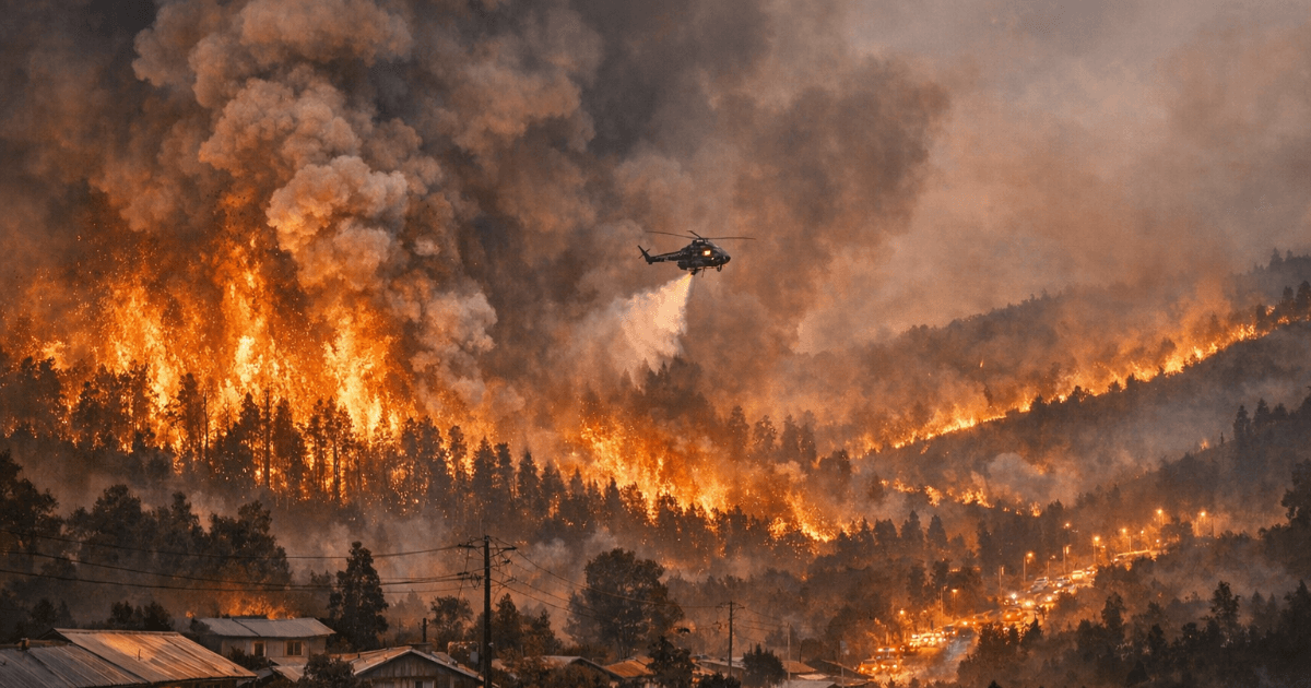 延焼は自然災害だけで終わらない — ドローン妨害・放火疑惑まで広がる“火災の連鎖”