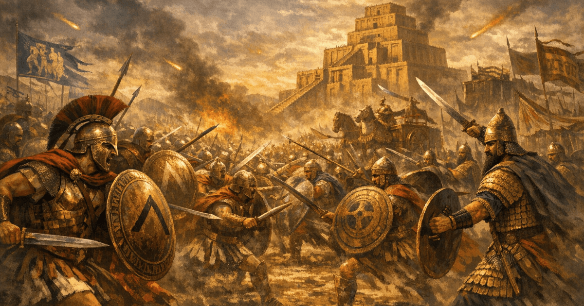 バビロニア軍の前に立ったのは“ギリシャ人傭兵”だった：史料が語る失われた戦い