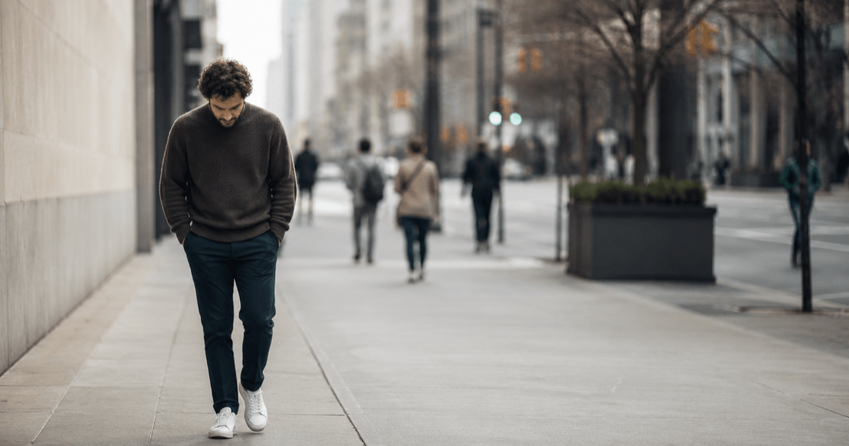 "What is the 'Person Who Walks Looking at the Ground' Hiding? Surprising Signs Indicated by Psychology"