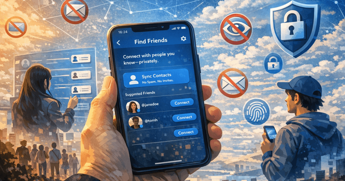 Mettre fin à l'ère du "spam d'invitations" ? Qu'est-ce qui distingue la fonction Find Friends de Bluesky ?