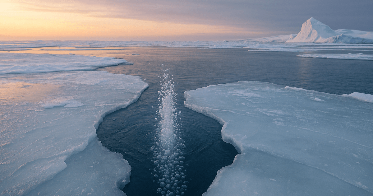 Le méthane de l'océan Arctique pourrait-il à nouveau déclencher le réchauffement climatique ? Où se trouve l'"interrupteur" - Chaîne dangereuse entre l'océan Arctique, les micro-organismes et le réchauffement climatique
