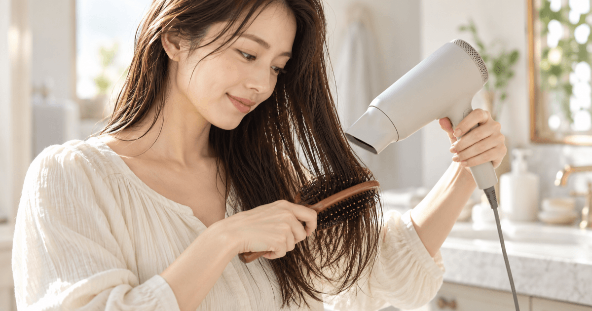 ドライヤーは「毛先から」が正解？髪の絡まりを防ぐ新提案、その意外な注意点