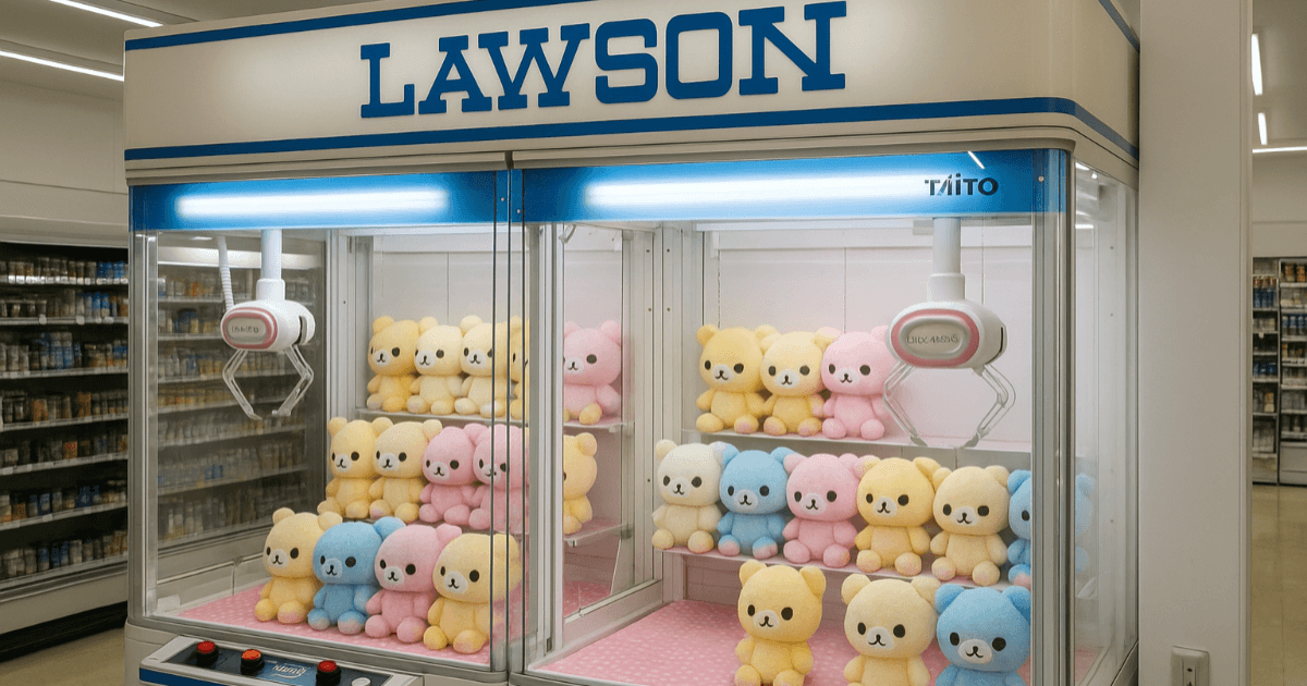 访日游客也大受欢迎！Lawson店内“抓娃娃机”快速扩张的幕后