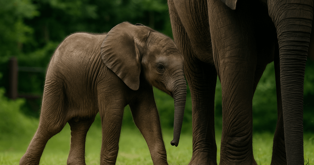 ¡Nacimiento del primer bebé de elefante africano en peligro de extinción en el país! - Noticias de esperanza desde el Parque Zoológico Asa de Hiroshima para el mundo