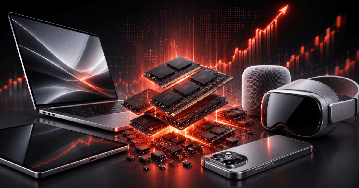 Apples Preiserhöhung aufgrund der "RAM-Krise" ─ Der KI-Boom beginnt, die Preisvorstellungen für Haushaltsgeräte zu zerstören