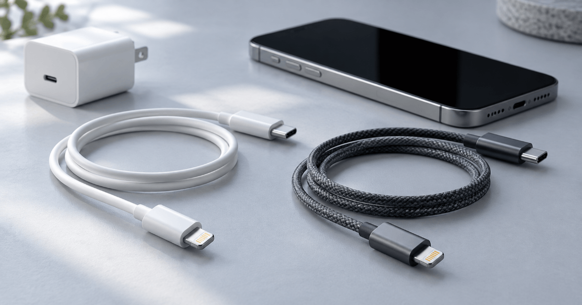 UGREEN 케이블 vs. Apple 정품 - 저렴한 케이블로 충분할까? iPhone 충전 비교가 보여준 "정품과의 차이"