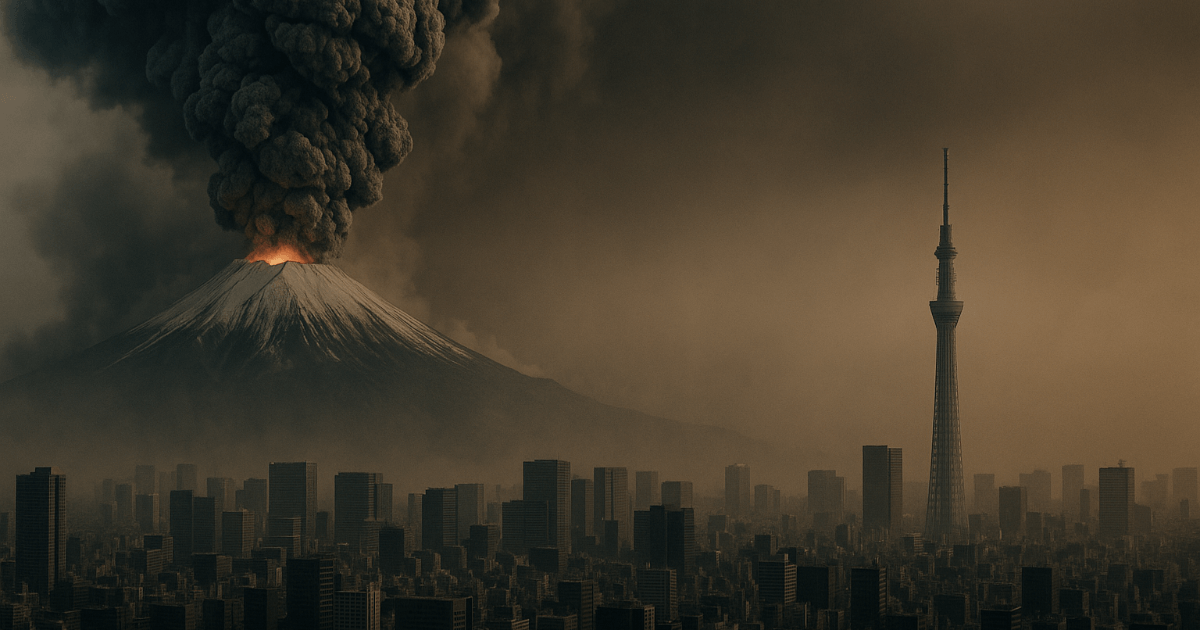 東京都、AIで「富士山が噴火したら」を可視化——帰宅困難・停電・通信障害まで都市の脆弱性をリアルに再現