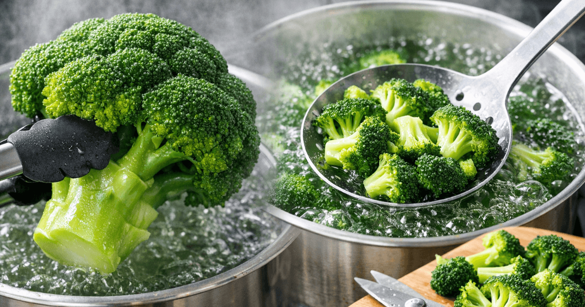 ब्रोकली को "काटने से पहले उबालें?" या "काटने के बाद उबालें?" रसोइयों के जवाब से पता चला "सही उत्तर" और असफल न होने के लिए सही तरीका