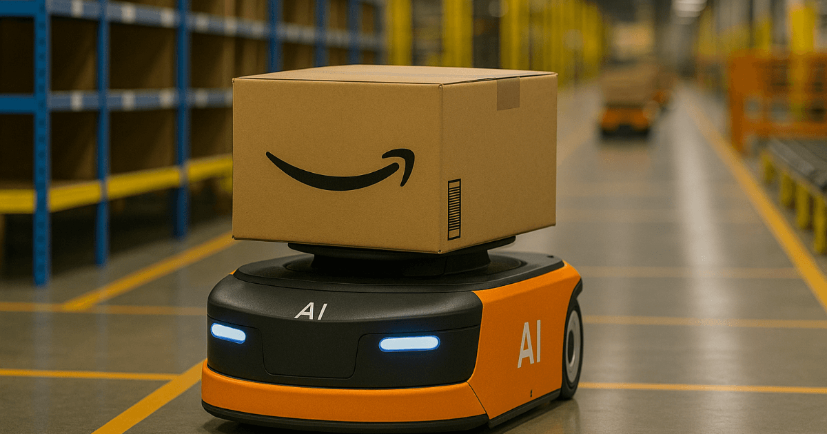 アマゾンの倉庫で見たAI仕分けロボット、50万人の職を奪うのか