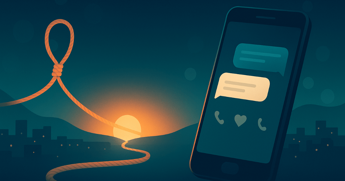 Eine Ära, in der 1,2 Millionen Menschen pro Woche dem KI-System ihre Suizidgedanken anvertrauen — Gespräche über Suizid machen 0,15% der wöchentlichen Kommunikation aus.