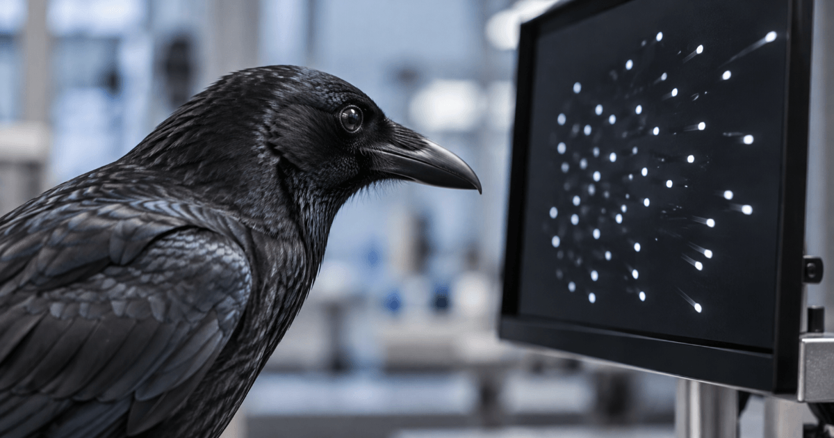 カラスの頭脳は速さもすごい？ 「人の約2倍速い判断」が示す小さな脳の実力