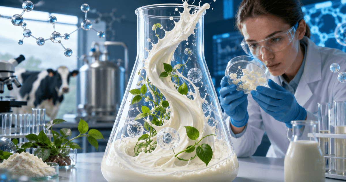 牛ではなく種子がミルクをつくる？ 食の未来を揺らすβカゼイン研究