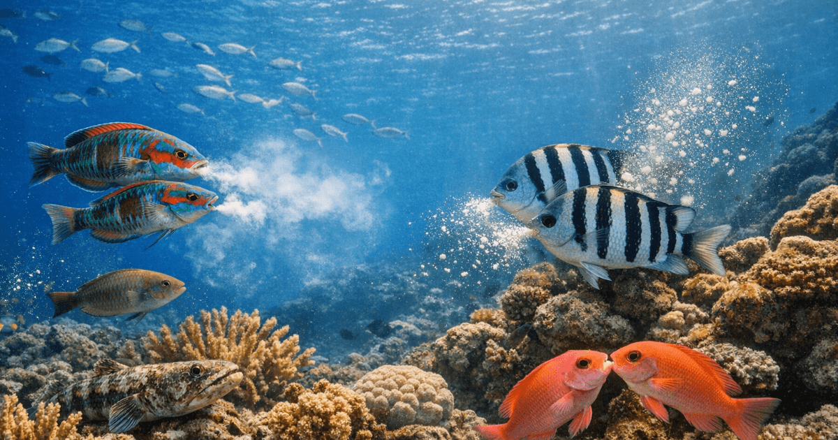 “オスがしつこい池”ほど何が起きるのか ― 魚の繁殖行動が生態系を揺らすという新発見