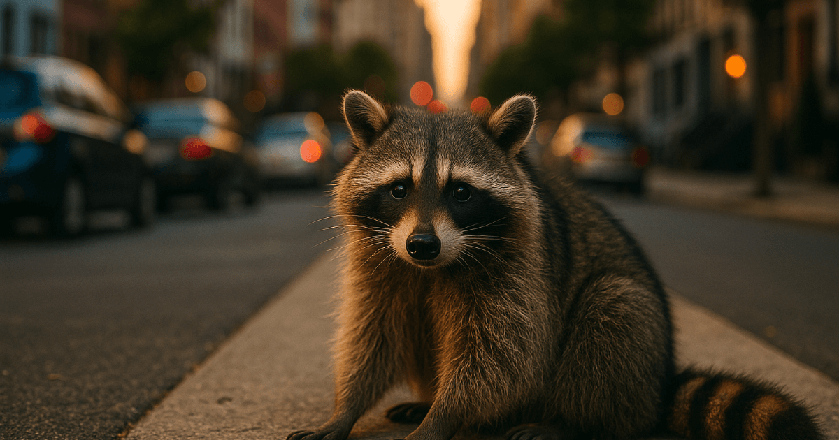 Mignon mais dangereux ? L'histoire des "déchets et de l'évolution" que nous enseignent les ratons laveurs urbains