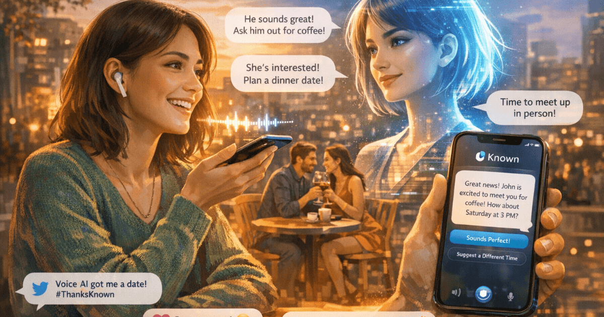 L'avenir des rencontres transformé par l'IA vocale : L'IA augmentera-t-elle le nombre de rendez-vous ? Une nouvelle génération de matchmaking qui "découvre la compatibilité" simplement en parlant lève des fonds.