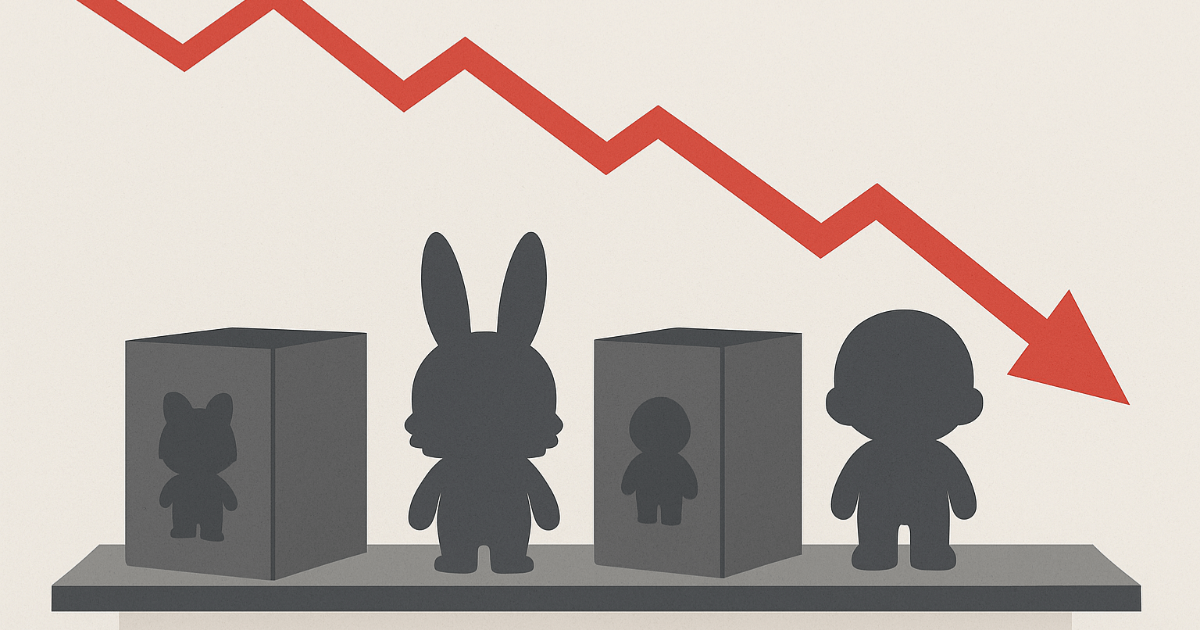 "Pop Mart Plummets as 'Labubu' Popularity Wanes — Nearly 2 Trillion Yen in Market Value Vanishes, Is the Global Boom at a Standstill?"