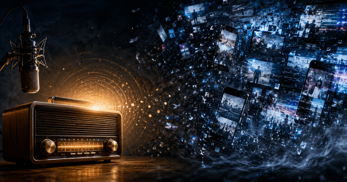 ¿Por qué la radio sigue siendo escuchada en la era de la sobrecarga de contenido de IA?