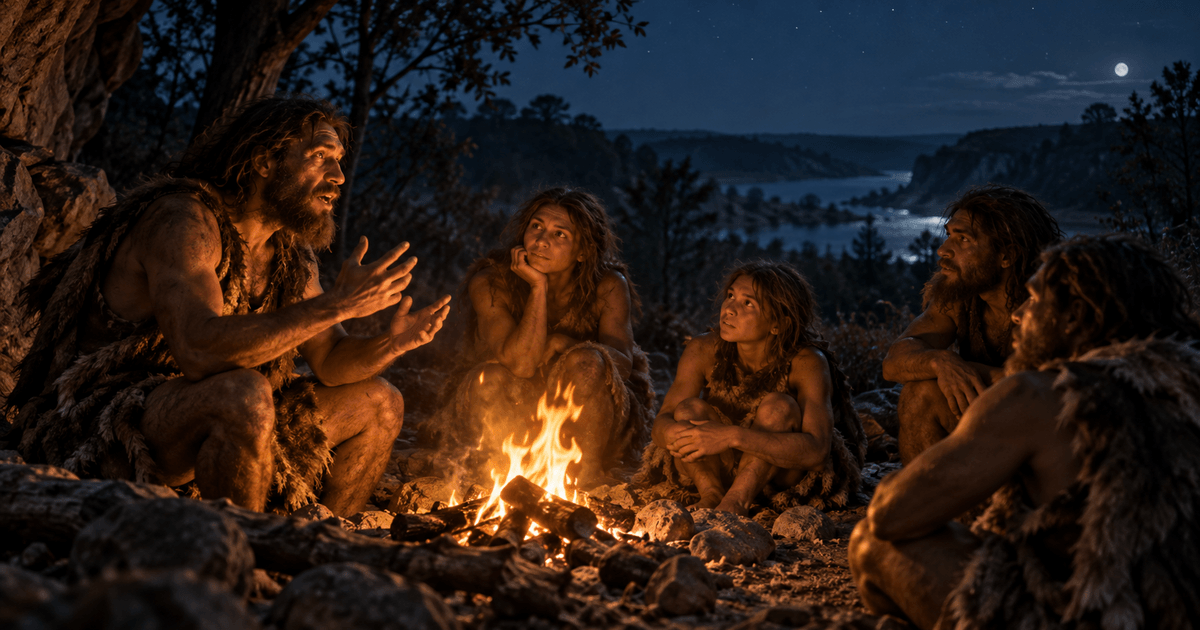 L'humanité a-t-elle commencé à parler près du feu de camp ? Une nouvelle étude décrit la nuit de la naissance du langage