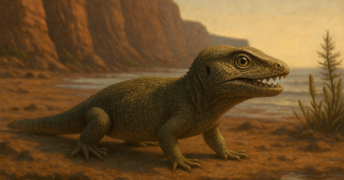 Discovered in the UK! Ancestor of Dinosaur-Era Lizards: Huge Teeth, Zero Palatal Teeth—The Oldest Lepidosaur Challenges Evolutionary Theories