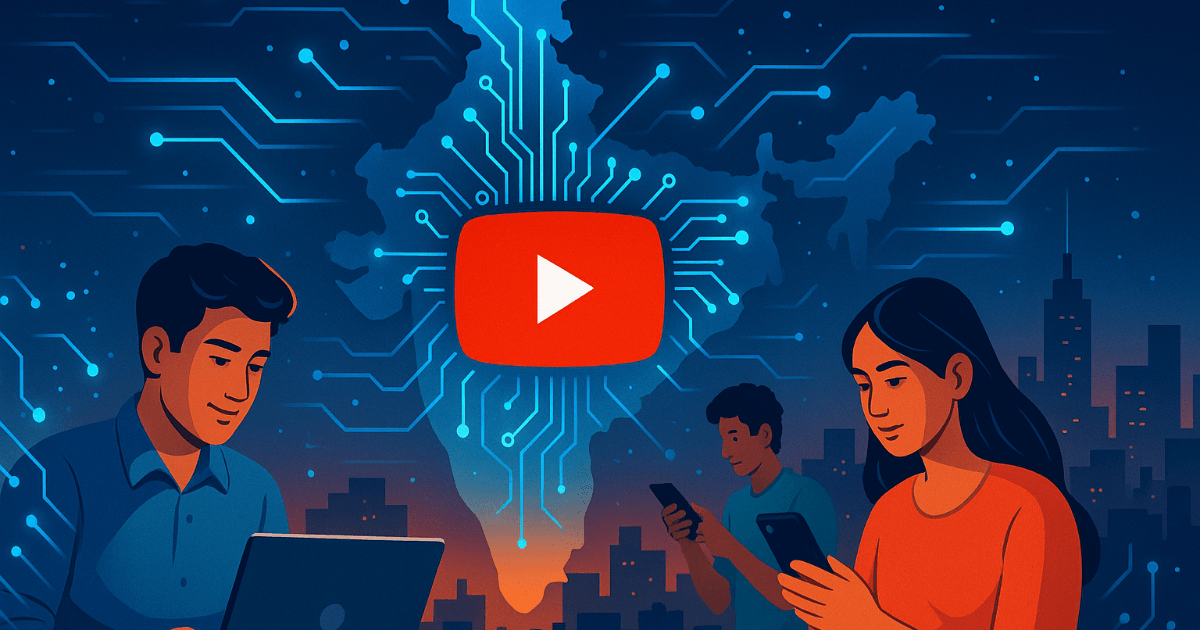 L'édition et l'apprentissage confiés à l'IA ? Qu'est-ce que le "Plan National Créatif AI" que YouTube lance en Inde ?