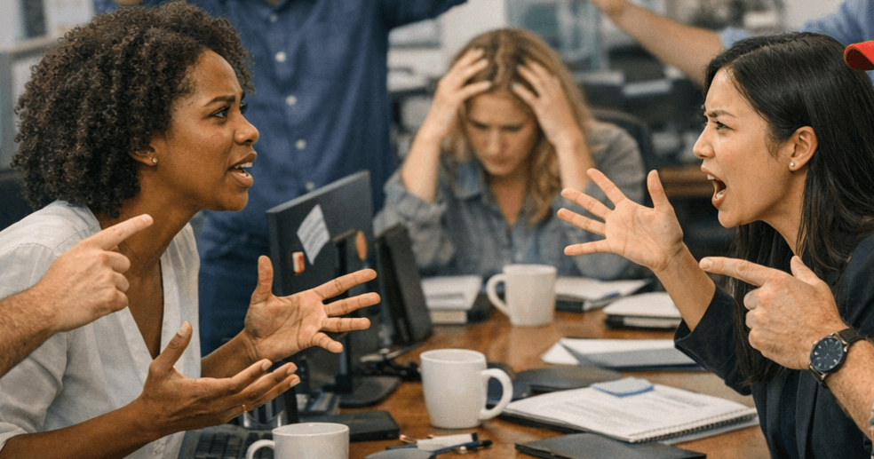 Les discussions politiques au travail peuvent-elles réduire le stress ? Une nouvelle étude révèle des effets inattendus.
