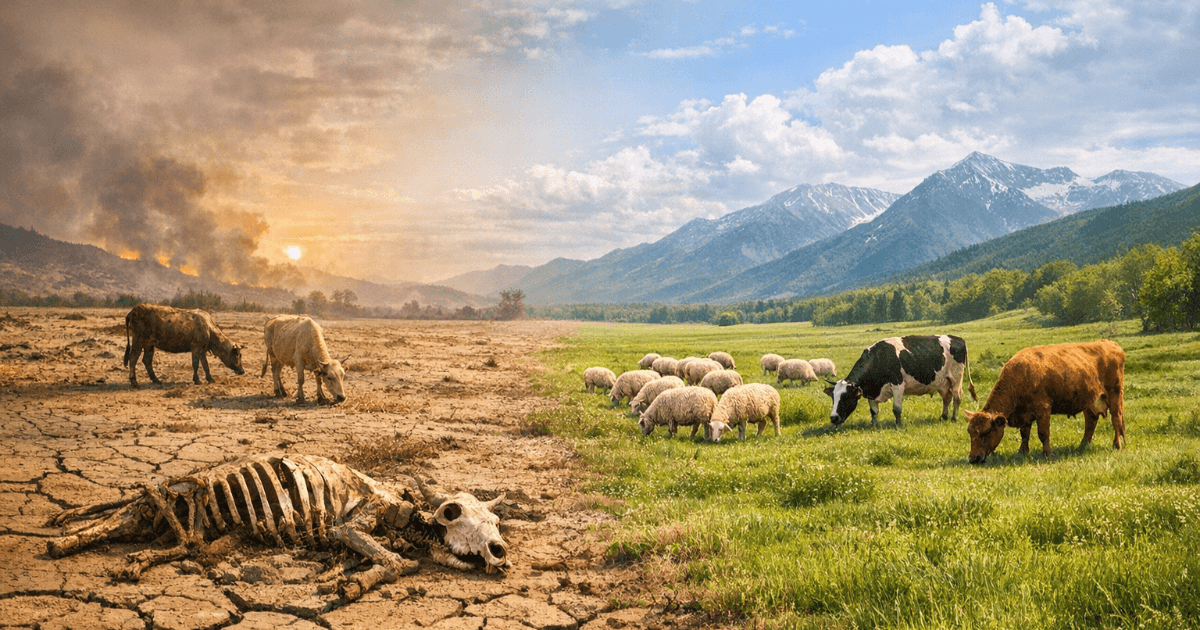 放牧できる土地が“半分”に？ 2100年、牛・羊・ヤギの未来を変える気候変動の現実