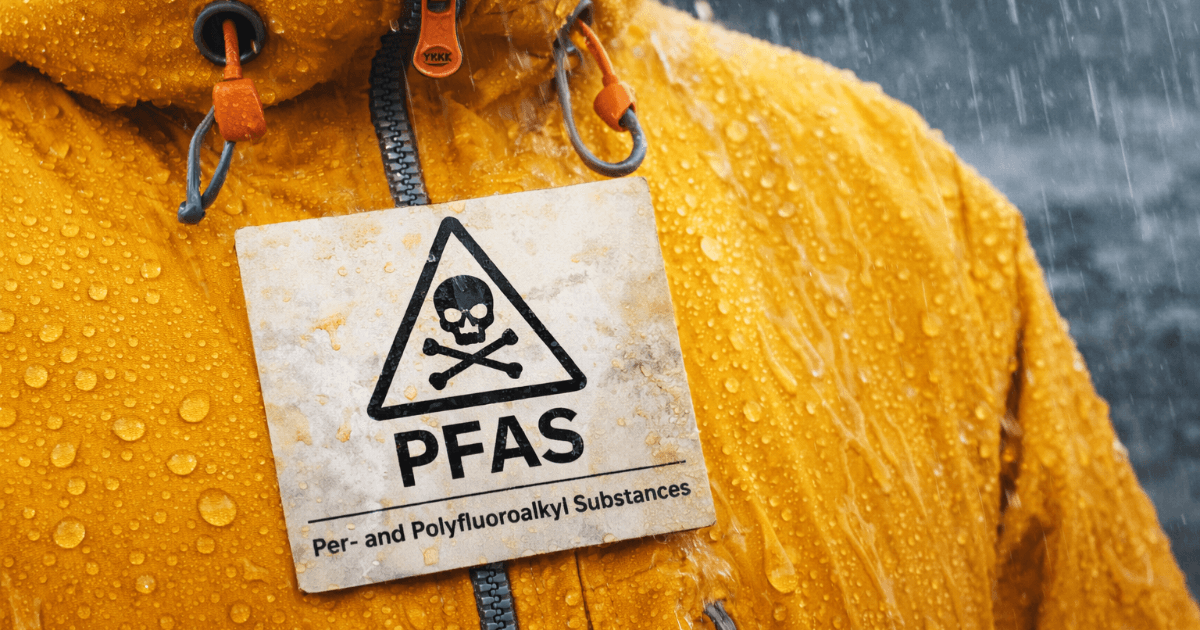 Ce manteau de pluie, des "produits chimiques éternels" qui s'infiltrent ? PFAS et vêtements imperméables aujourd'hui