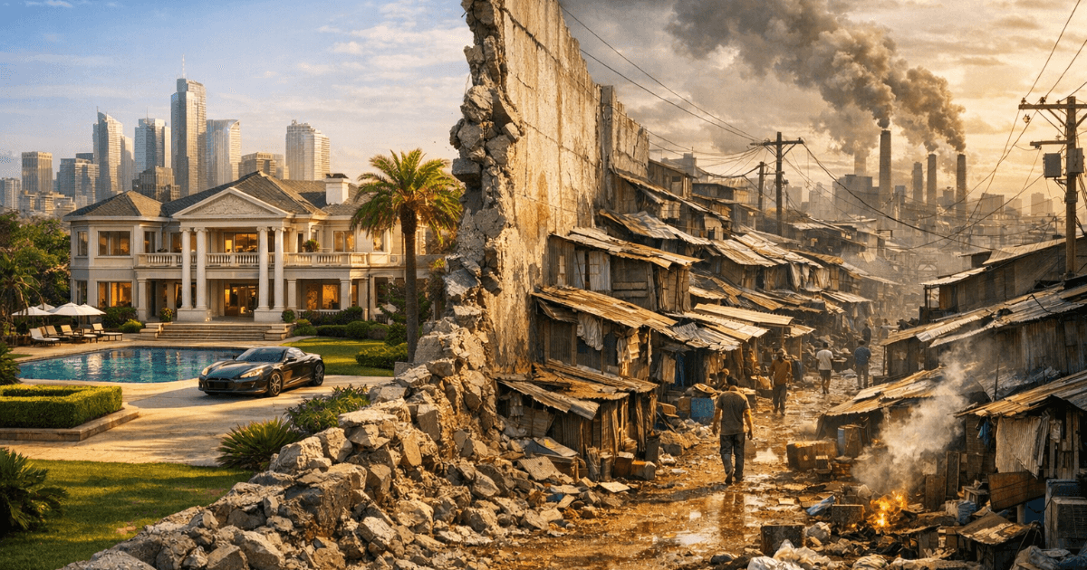 Au moment où l'on prend conscience de l'injustice, les gens commencent à refuser de payer des impôts — Les "privilèges accordés aux riches" sapent les fondements des finances publiques.