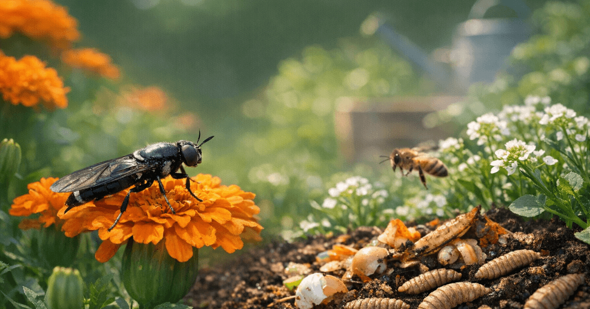 見た目で嫌わないで。害虫を食べ、花を受粉する ― 庭に来てほしい“ハエ”の正体