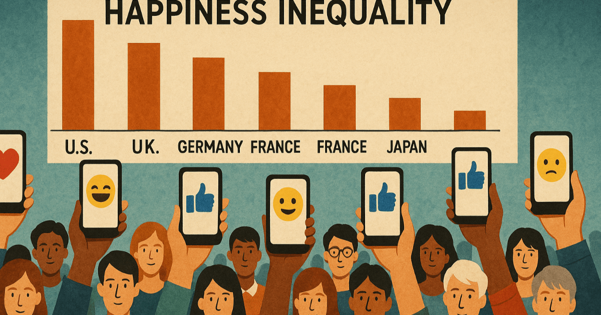 「幸せの格差」はリスク社会のバロメーターだった ─ 32カ国調査が示す“弱いピラミッド”の危うさ : 「自分だけ不幸」の国と「みんなそこそこ幸せ」の国