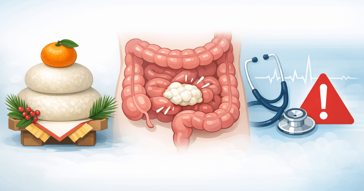 「餅は消化に良い」は誤解？――年末年始に増える“餅イレウス（腸閉塞）”の正体と、世界に伝えたい安全な食べ方