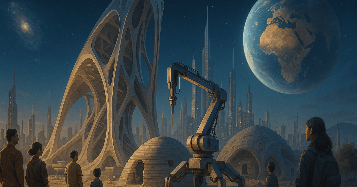 月球和火星的建设革命：“不带走”建筑的时代到来——月球3D打印将改变2030年代的生活