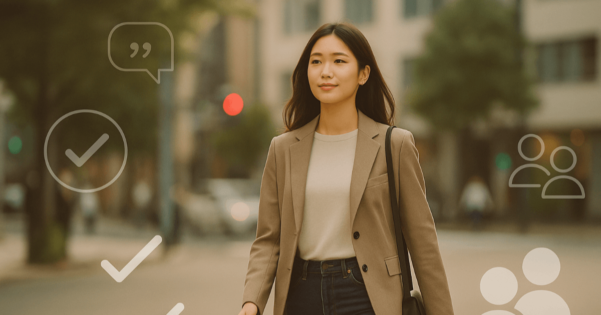 3分で入る“自信スイッチ” — 装い・姿勢・言葉で“内側から勝つ” : 人間関係の温度設計