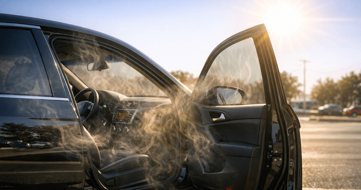 炎天下の車内が一気にラクに？ 話題の「ドアぱたぱた冷却術」を試す前に知りたいこと