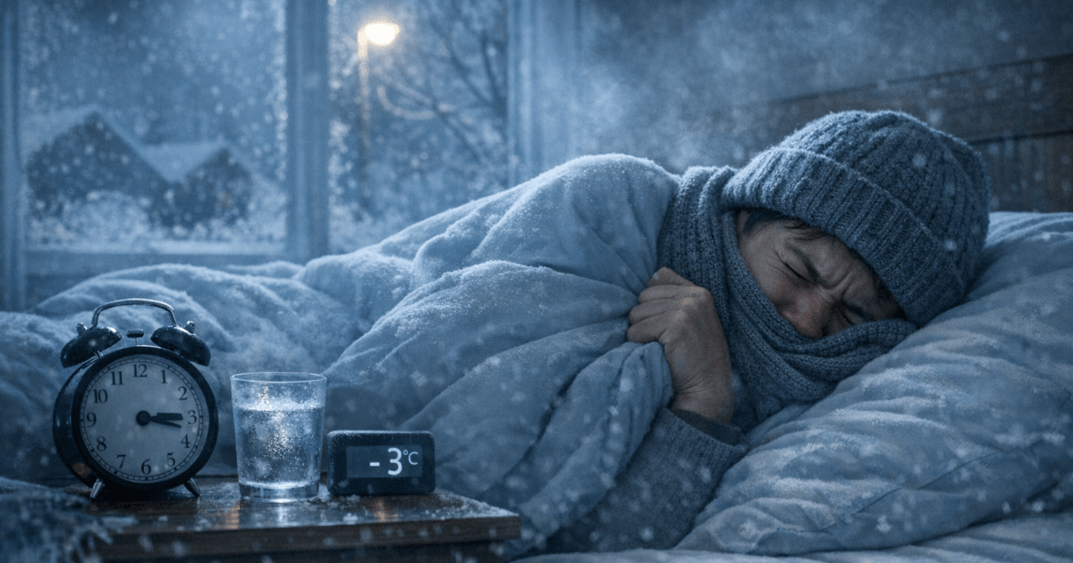 La clave para un buen sueño en las noches de invierno: ¿Es medio falso que "cuanto más frío, mejor se duerme"? La trampa del "enfriamiento excesivo" que arruina el sueño invernal.