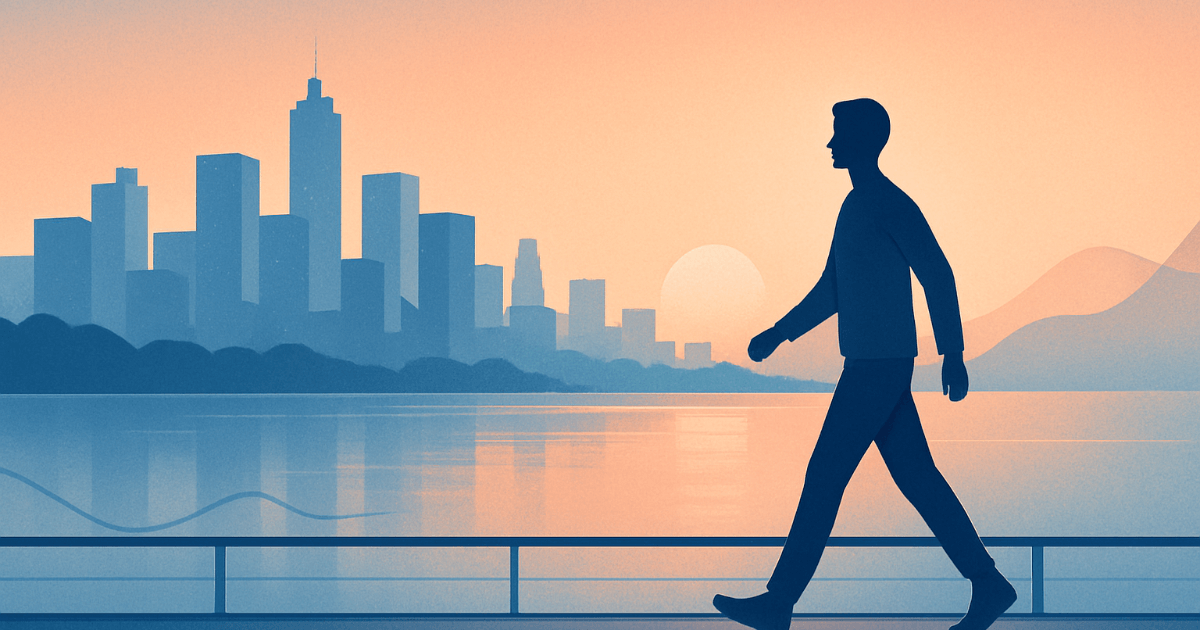 1日15分の“まとまり歩き”が寿命を伸ばす？ 刻むより“まとめる”。15分ウォークが健康効果を底上げする理由